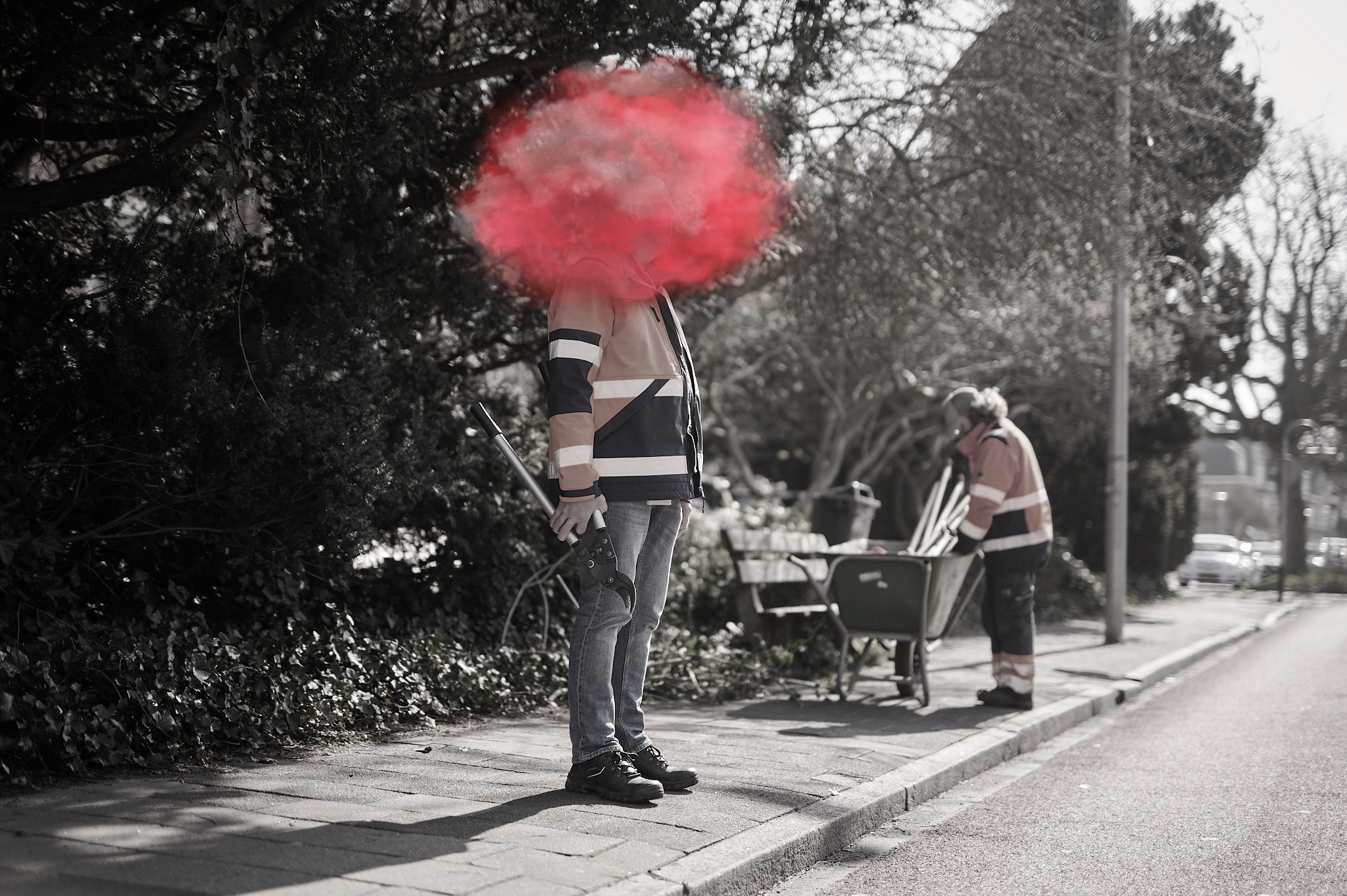 Medewerker met geldstress