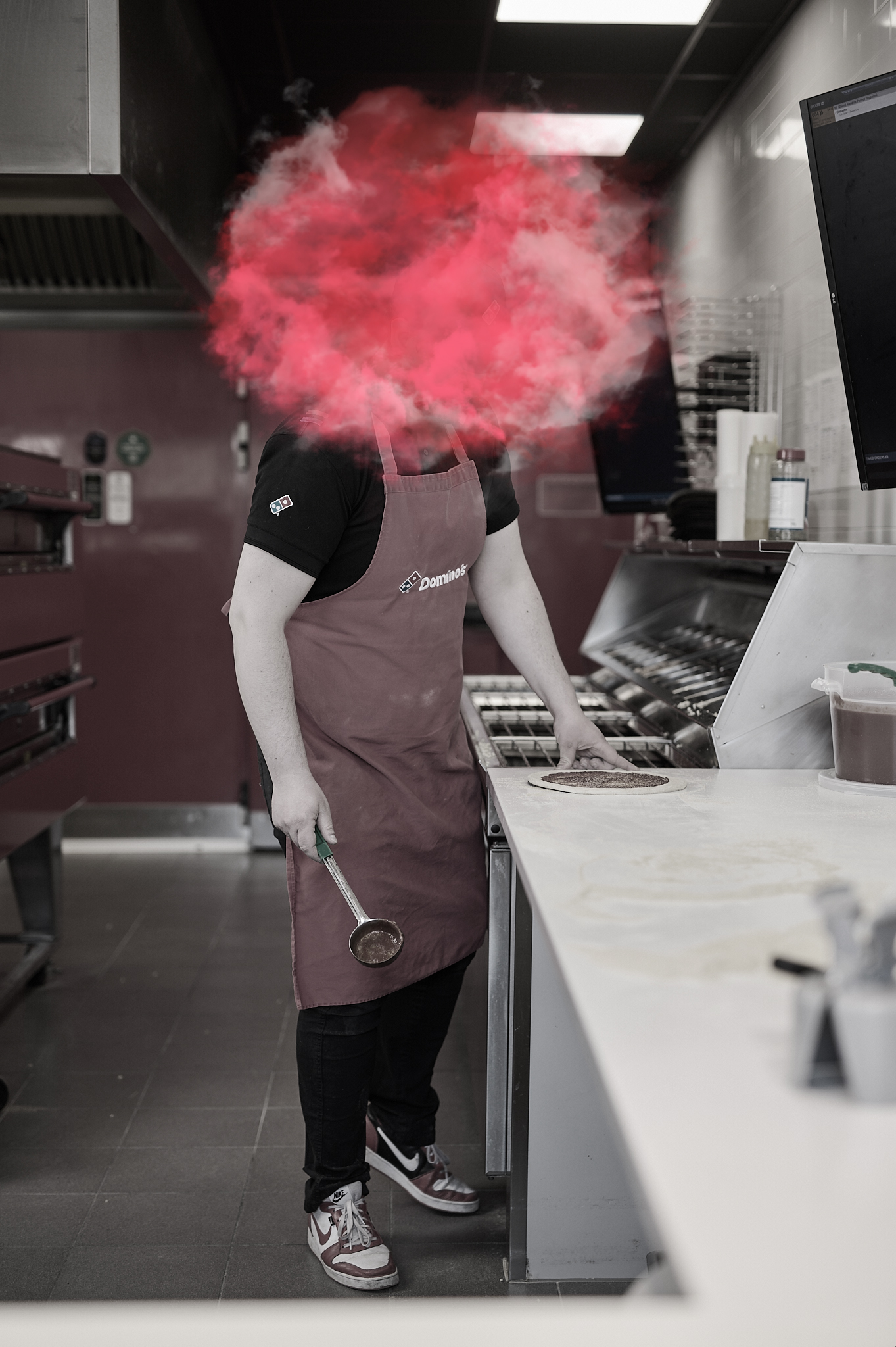 Medewerker met geldstress