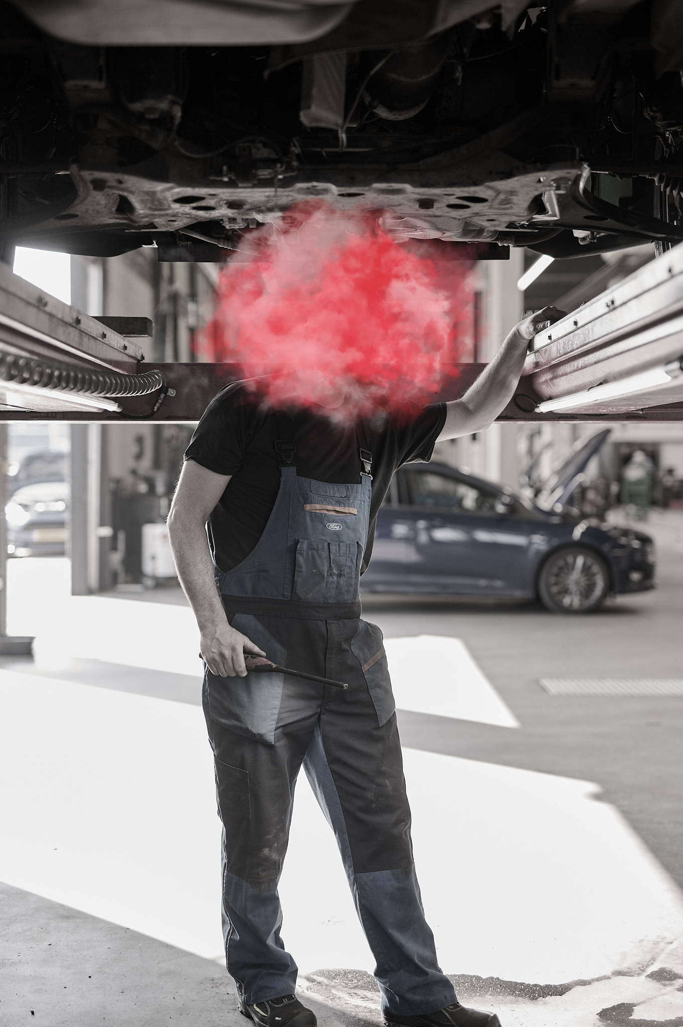 Medewerker met geldstress